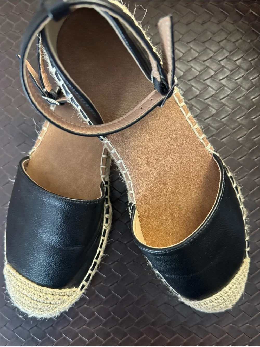 Source Unknown black leather